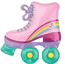 Anagram Barbie Roller Skate 30 inch Foil Balloon Anagram Barbie Roller Skate 30 inch Foil Balloon