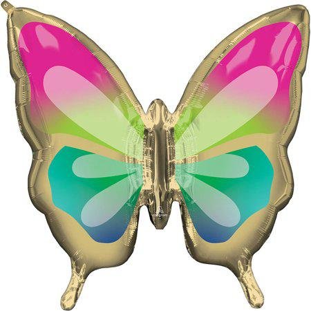 Anagram Butterfly Propical 30 inch Foil Balloon Anagram Butterfly Propical 30 inch Foil Balloon