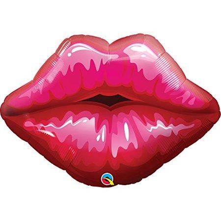 Qualatex Microfoil Big Red Kissy Lips 30 inch Balloon (1unit) Qualatex Microfoil Big Red Kissy Lips 30 inch Balloon (1unit)
