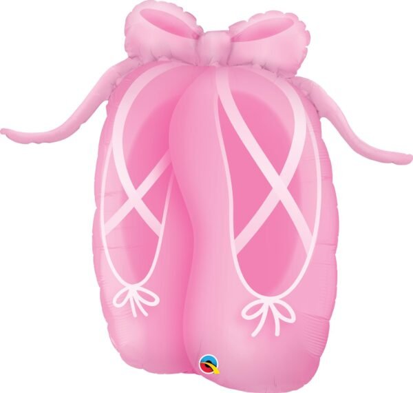 Qualatex 35 Inch Ballerina Slippers Foil Balloon
