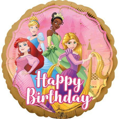 Anagram Once Upon a Time Birthday Disney Princess 17 inch Foil Balloon
