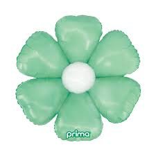 Prima Mint Green Daisy 34 inch Deco Balloon Prima Mint Green Daisy 34 inch Deco Balloon