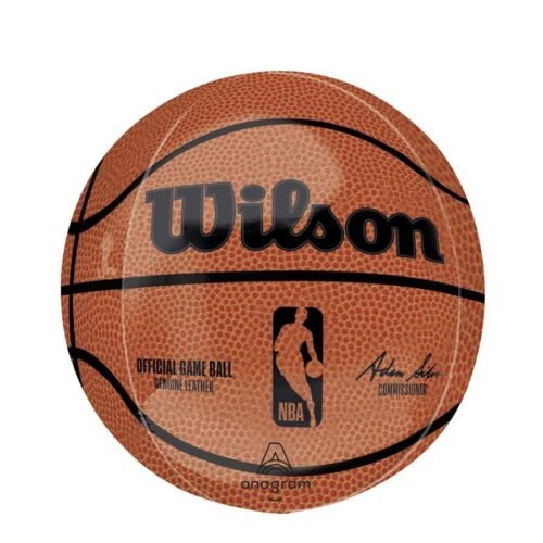 Anagram Orbz 15'' NBA Wilson Basketball Balloon Foil Anagram Orbz 15'' NBA Wilson Basketball Balloon Foil