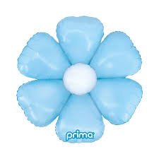 Prima Pale Blue Daisy 34 inch Deco Balloon Prima Pale Blue Daisy 34 inch Deco Balloon