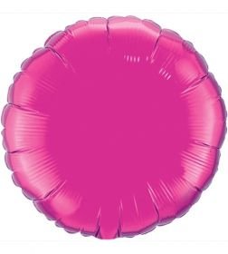 Kaleidoscope Round Magenta 18'' Foil Balloon