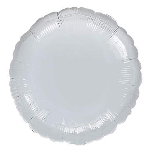 Kaleidoscope Round Silver 18'' Foil Balloon