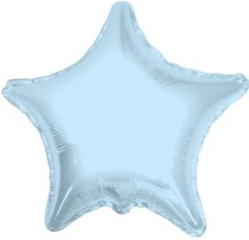 Kaleidoscope Star Light Blue 18'' Foil Balloon