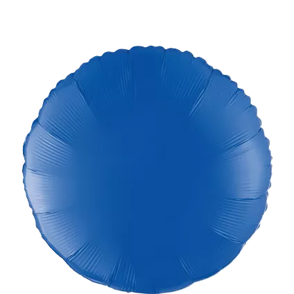 Kaleidoscope Radiant Bleu Round 18'' Foil Balloon