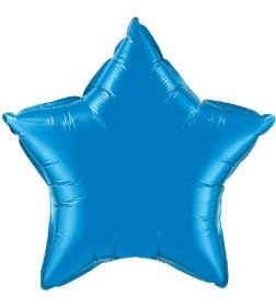 Kaleidoscope Star Royal Bleu 18'' Foil Balloon