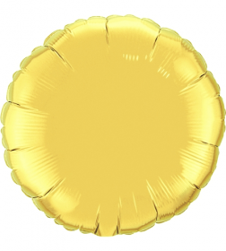 Kaleidoscope Round Champagne Gold 18'' Foil Balloon