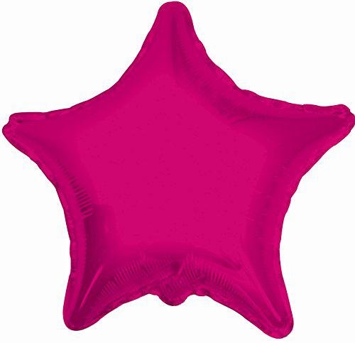 Kaleidoscope Star Magenta 18'' Foil balloon